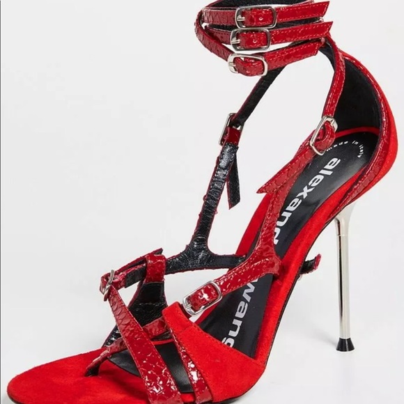 NEW ALEXANDER WANG Kiely High Heel Pump Sandal - Picture 1 of 5